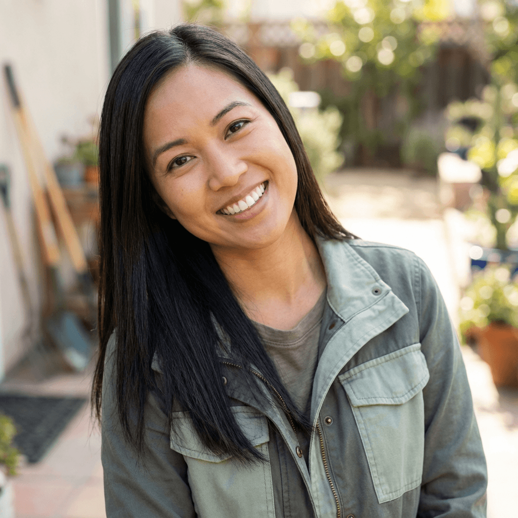 Priya P., a smiling female homeowner in London
